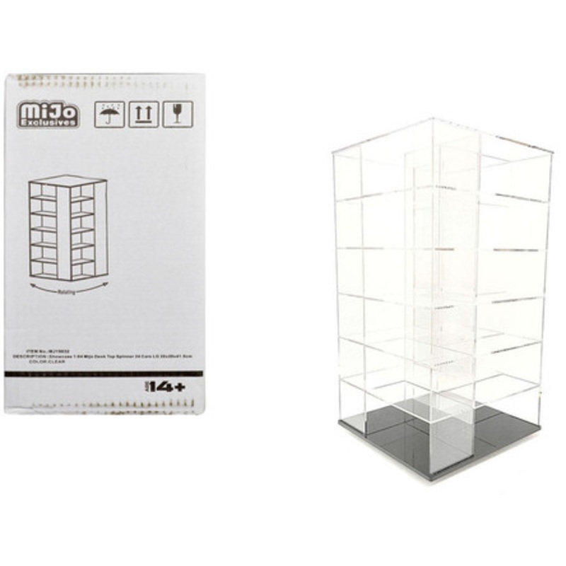 1/64 Large 24-Cars Display Desk Top Spinner