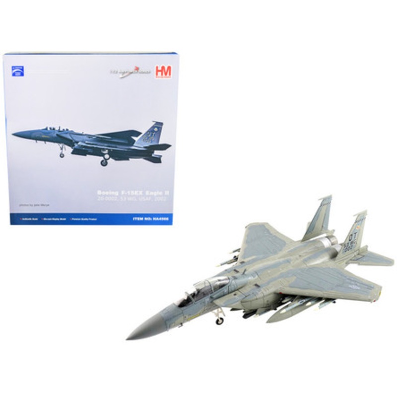 Boeing F-15EX Eagle II Fighter Aircraft "53rd Wing United States Air Force" (2002) "Air Power Series" 1/72 Diecast Model by Hobby Master