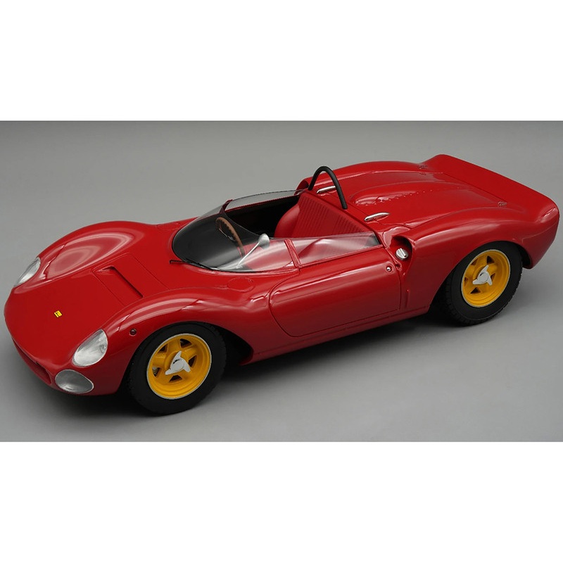 Ferrari 206 Dino SP "Factory Press Version" (1965) Red "Mythos Series" Limited Edition to 54 pieces Worldwide 1/18 Model Car by Tecnomodel