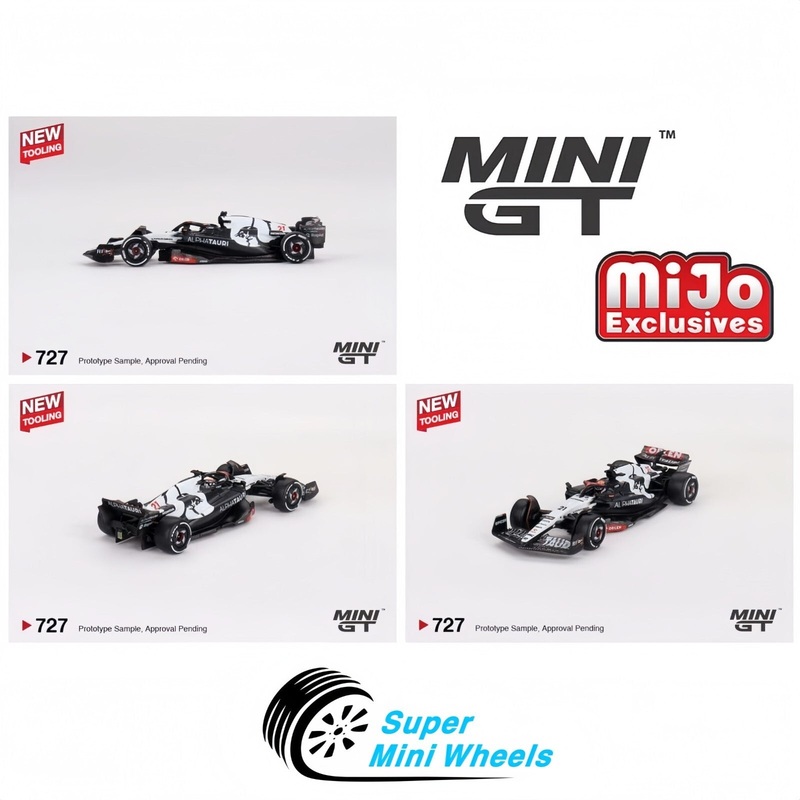 Mini GT 1:64 F1 AlphaTauri AT04 #21 Nyck de Vries 2023 F1 Australian GP #727