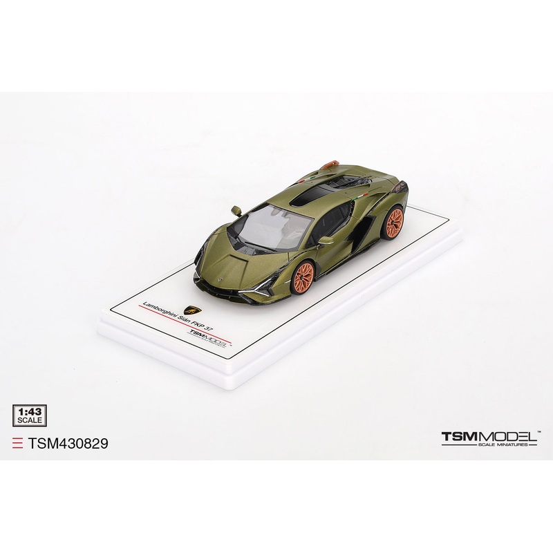 TSM 1:43 Lamborghini Sian FKP 37 Verde Gea Matt TSM430829