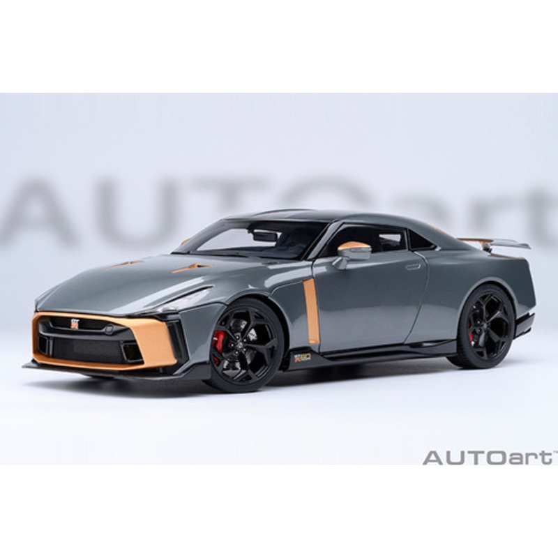 1/18 AUTOart Nissan GT-R50 By Italdesign Goodwood Version (Grey & Gold) Car Model