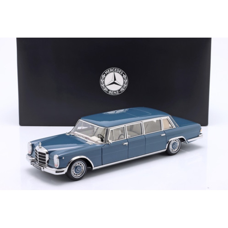 1/18 Dealer Edition 1963-1981 Mercedes-Benz 600 Pullman (W100) (Blue) Diecast Car Model
