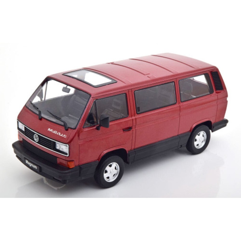 1/18 KK-Scale 1987 Volkswagen VW T3 Magnum (Red Metallic) Car Model