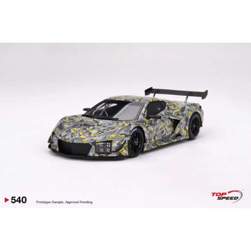 1/18 TOPSPEED Chevrolet Corvette Z06 GT3.R 2022 Sebring Test Car