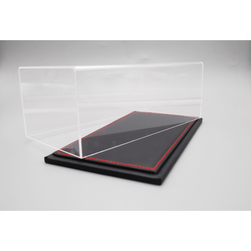 1/24 Model Acrylic Display Case with Leather Base