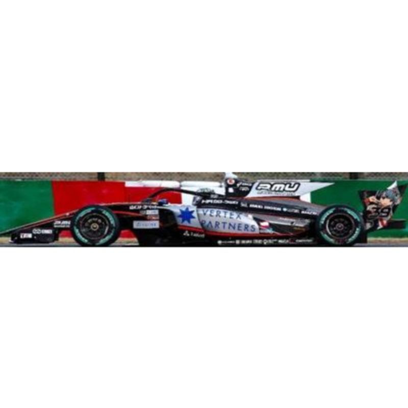 1/43 Spark 2024 Super Formula P.MU/CERUMO SF23 No.39 VERTEX PARTNERS CERUMOINGING TRD 01F Toshiki Oyu Car Model