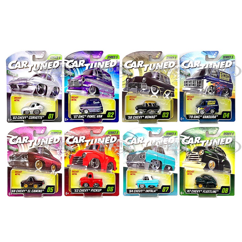 "Mainline" 2025 Series 5 Set of 8 Pieces Diecast Model Cars by CarTuned