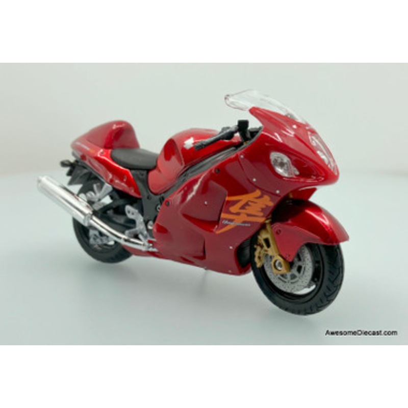 Welly 1:18 2021 Suzuki Hayabusa, Metallic Red