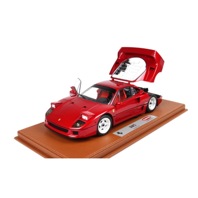 1/18 BBR & Kyosho Ferrari F40 (Metallic Red) Diecast Car Model Limited 78 Pieces