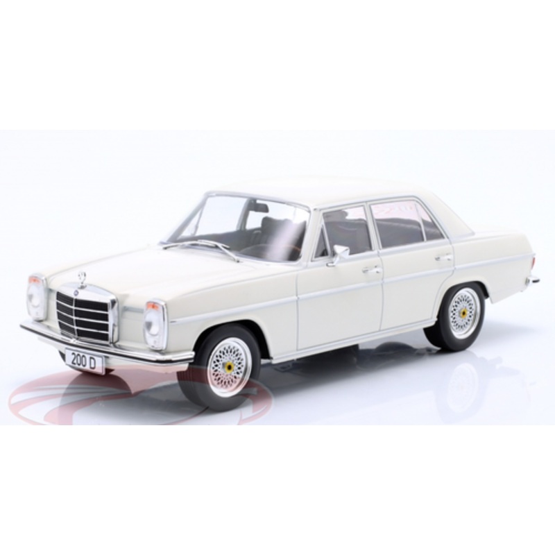 1/18 ModelCarGroup 1968 Mercedes-Benz 200 D (W115) (White) Diecast Car Model