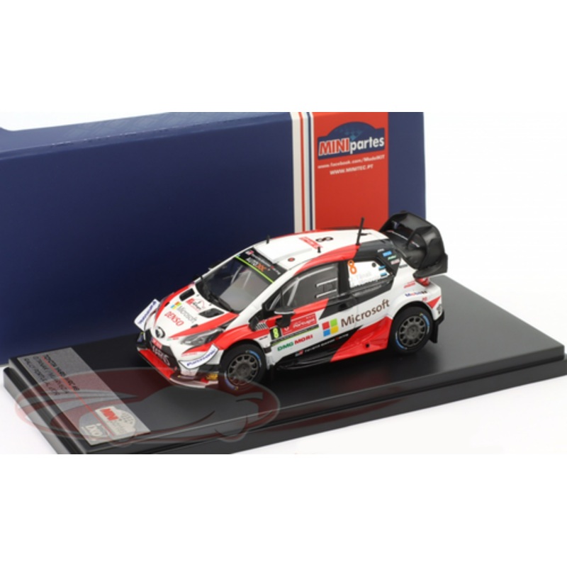1/43 Ixo 2019 Toyota Yaris WRC #8 Winner Rallye Portugal Toyota Gazoo Racing WRT Ott Tnak, Martin Jrveoja Car Model