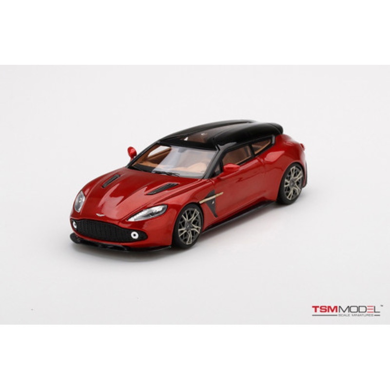 1/43 TSM Aston Martin Vanquish Zagato Shooting Brake Lava Red Resin Car Model