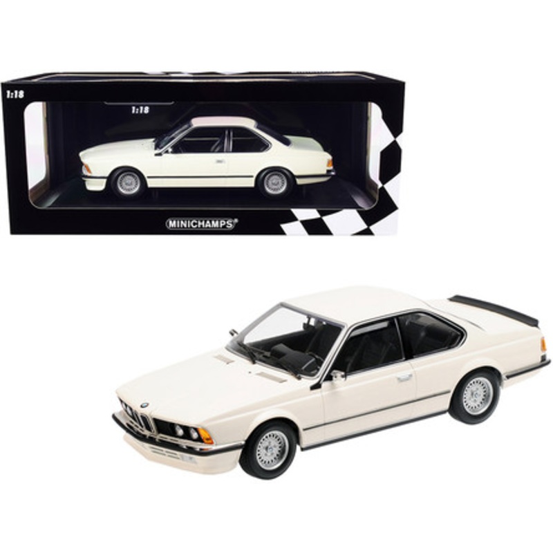 1982 BMW 635 CSi White Limited Edition to 504 pieces Worldwide 1/18 Diecast Model Car by Minichamps