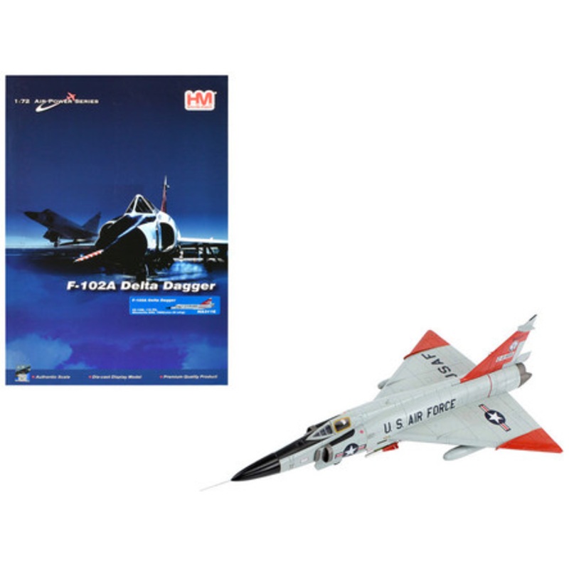 Convair F-102A Delta Dagger Interceptor Aircraft "179th Fighter Interceptor Squadron Minnesota Air National Guard" (1966) United States Air Force "Air Power Series" 1/72 Diecast Model by Hobby Master