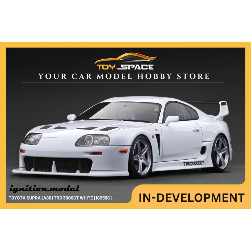 [IGNITION MODEL] 1:18 Toyota Supra (A80) TRD 3000GT White [IG3598]