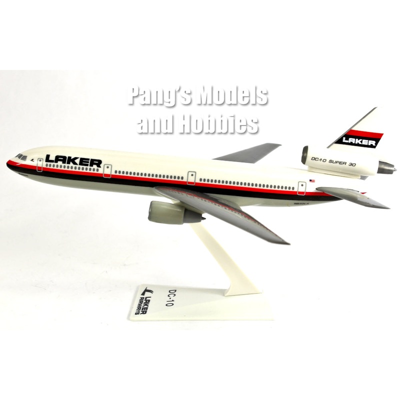 McDonnell Douglas DC-10 Laker Airways 1/250 Scale Plastic Model by Flight Miniatures