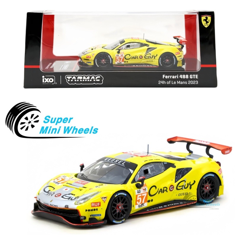 Tarmac Works 1:64 Ferrari 488 GTE 24h of Le Mans 2023 #57