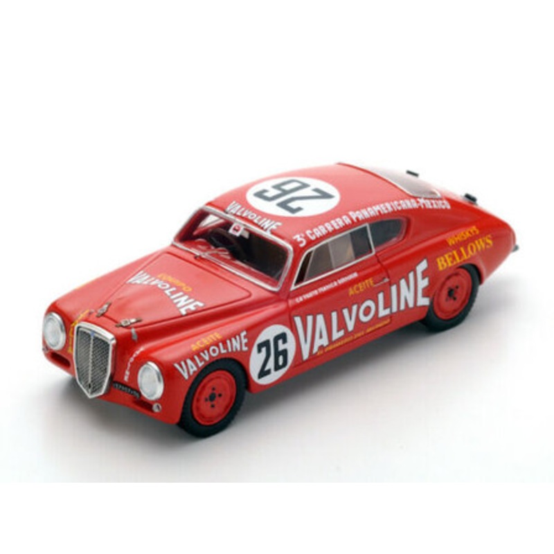 1/43 Aurelia B20 No.26 Carrera Panamericana 1952 U. Maglioli - F. Bornigia model car by Spark