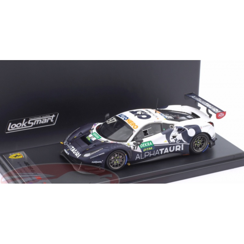 1/43 LookSmart 2022 Ferrari 488 GT3 Evo #37 DTM Red Bull AlphaTauri AF Corse Nick Cassidy Car Model