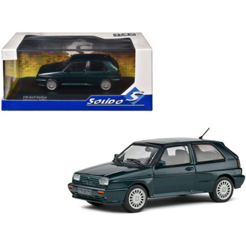 1/43 Solido 1989 Volkswagen VW Golf Rally (Green) Diecast Car Model