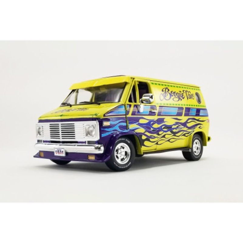 1/18 ACME 1976 Chevy Chevrolet G-Series Van "Boogie Van" Diecast Car Model Limited