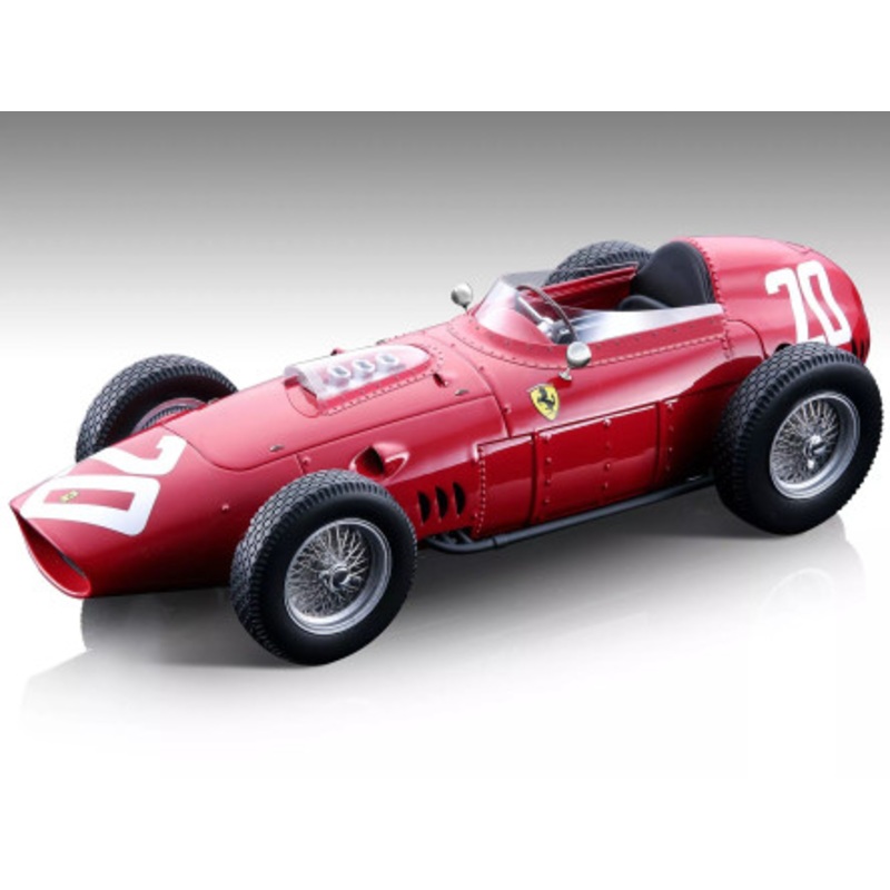 1/18 Tecnomodel Ferrari 246/256 Dino Winner Italy GP Driver P. Hills 1960 Car #20 Limited Edition Car Model