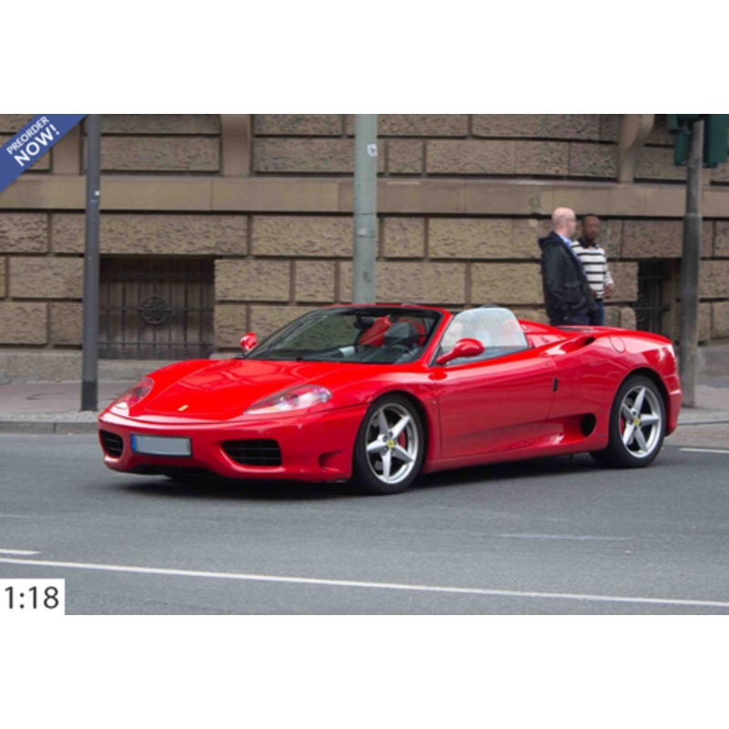 1/18 BBR Ferrari 360 Modena Spider (Rosso Corsa Red) Version 2 Car Model