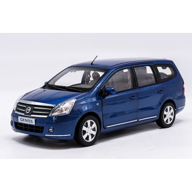 1/18 Dealer Edition Nissan Geniss (Blue) Diecast Car Model
