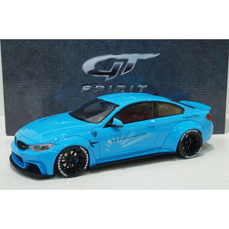 1/18 GT Spirit GTSpirit BMW M4 LB Works Liberty Works Widebody (Baby Blue) Resin Car Model