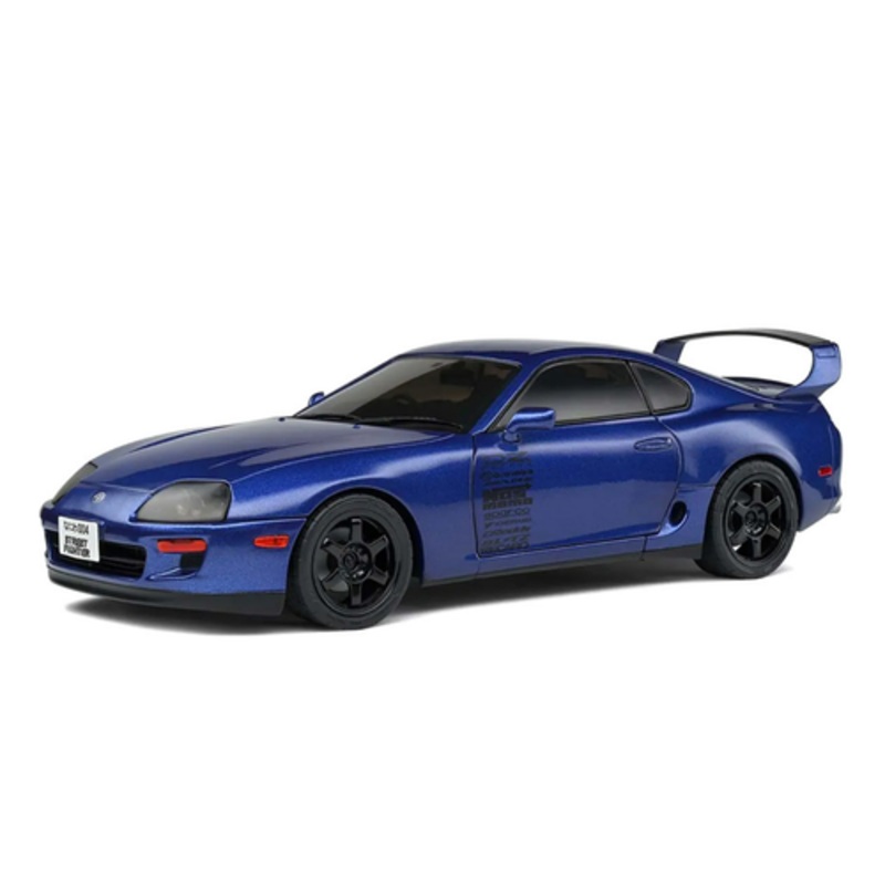 1/18 Solido 1993 Toyota Supra MK4 (A80) Streetfighter (Dark Blue) Diecast Car Model