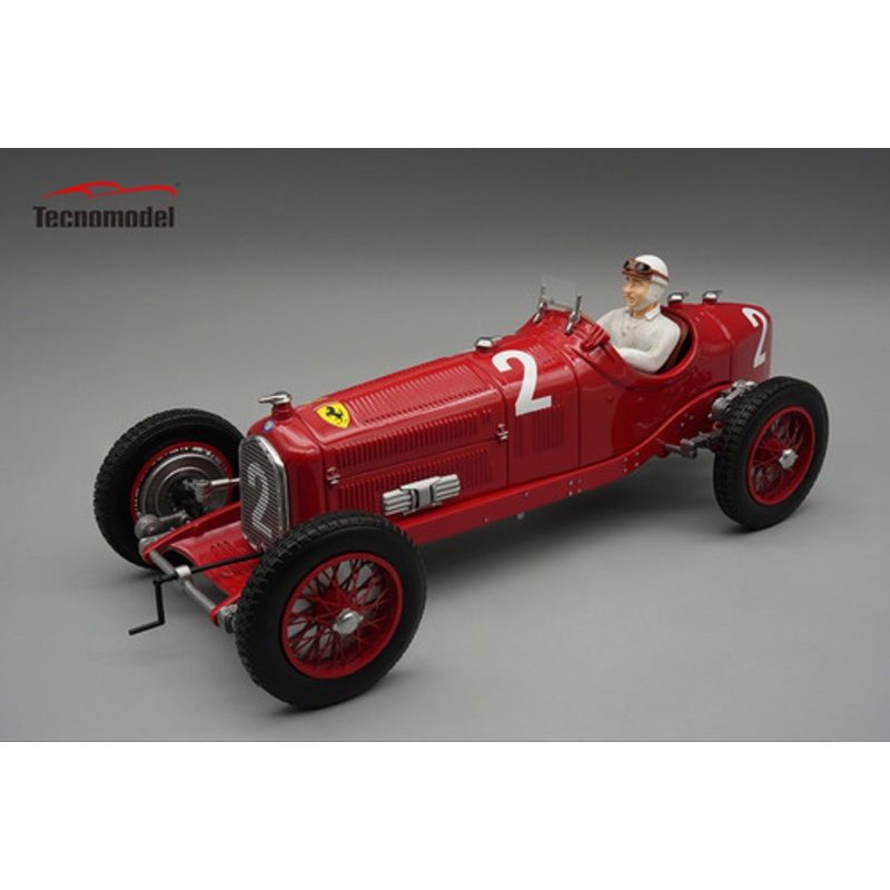 1/18 Tecnomodel Alfa Romeo P3 Tipo B Winner German GP Driver Rudolf Caracciola #2 1932 Limited Edition Car Model
