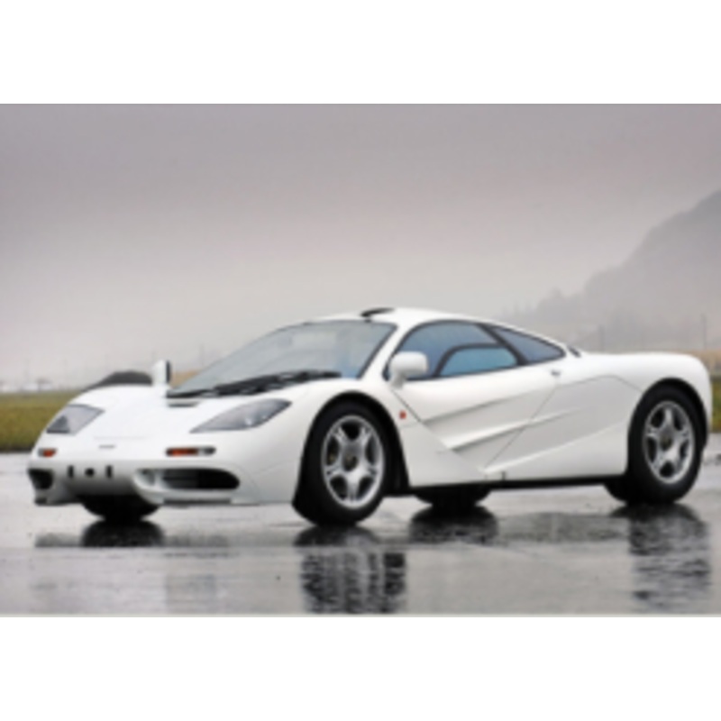 1/64 LCD Models McLaren F1 White Diecast Car Model