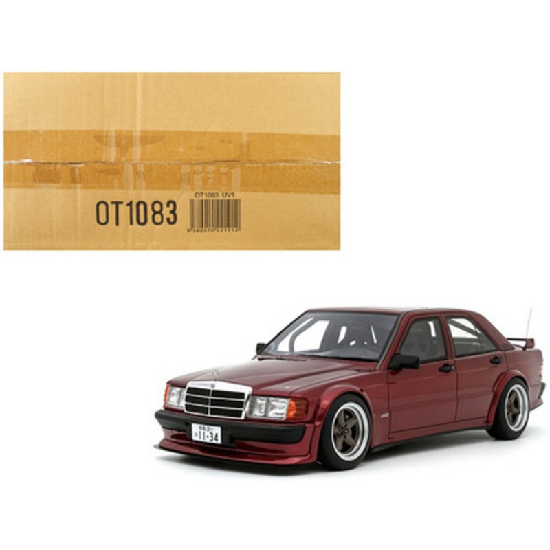 1/18 OTTO 2016 Mercedes-Benz 190E RWB Rauh-Welt Republik (Red) Car Model