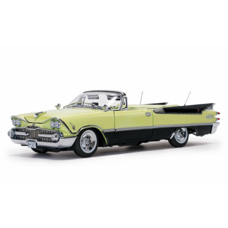 1/18 Platinum Collection - 1959 Dodge Custom Royal Lancer Open Convertible (Canary Diamond/Jet Black) Diecast Car Model