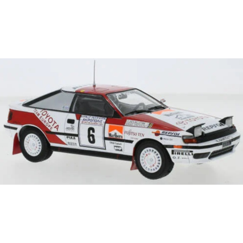 1/24 Ixo 1990 Toyota Celica GT 4 #6 Rallye Acropolis Toyota Team Europe Mikael Ericsson, Claes Billstam Car Model