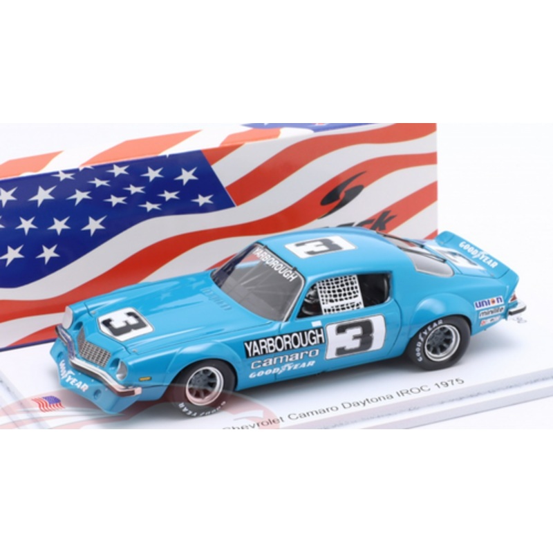 1/43 Spark 1974-1975 Chevrolet Camaro #3 3rd IROC Daytona Cale Yarborough Car Model