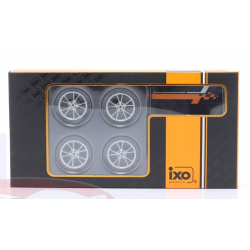 1/18 Ixo Tires and rims Set (4 pieces) Hyundai with Stand