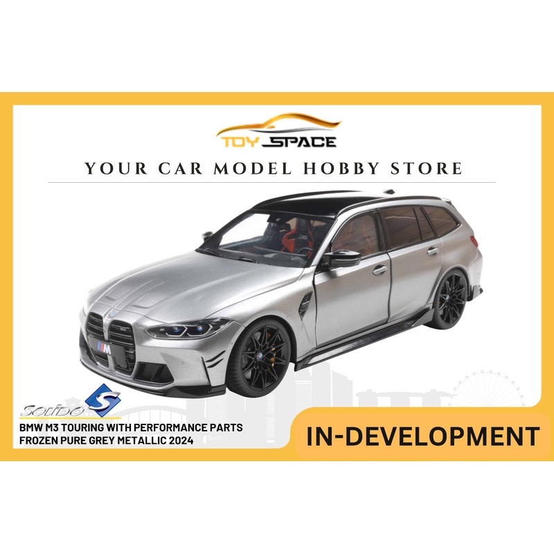 [SOLIDO] 1:18 BMW M3 Touring With Performance Parts Frozen Pure Grey Metallic 2024