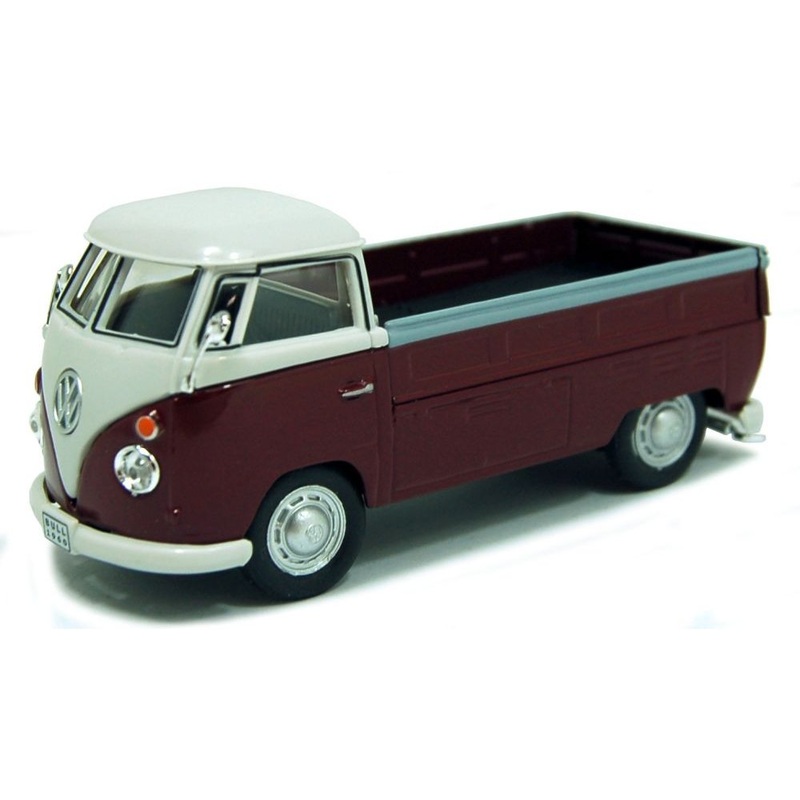VW T1 Open Pickup Van in Maroon