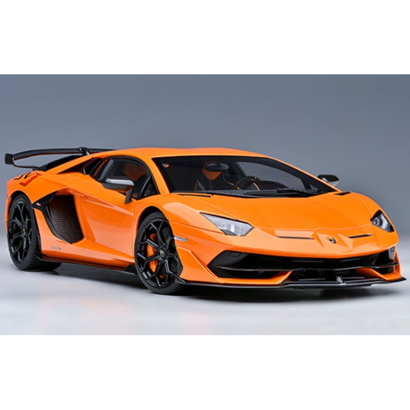 1/18 AUTOart Lamborghini Aventador SVJ (Arancio Atlas Pearl Orange) Car Model
