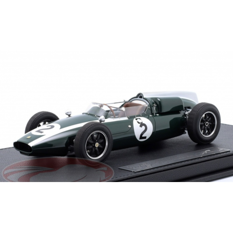 1/12 GP Replicas 1960 Formula 1 Jack Brabham Cooper T53 #2 Winner Belgian GP Formula 1 World Champion Car Model