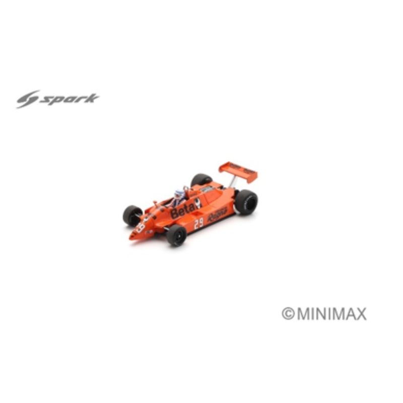 1/43 Spark Arrows A3 No.29 6th South African GP 1981 Riccardo Patrese Car Model