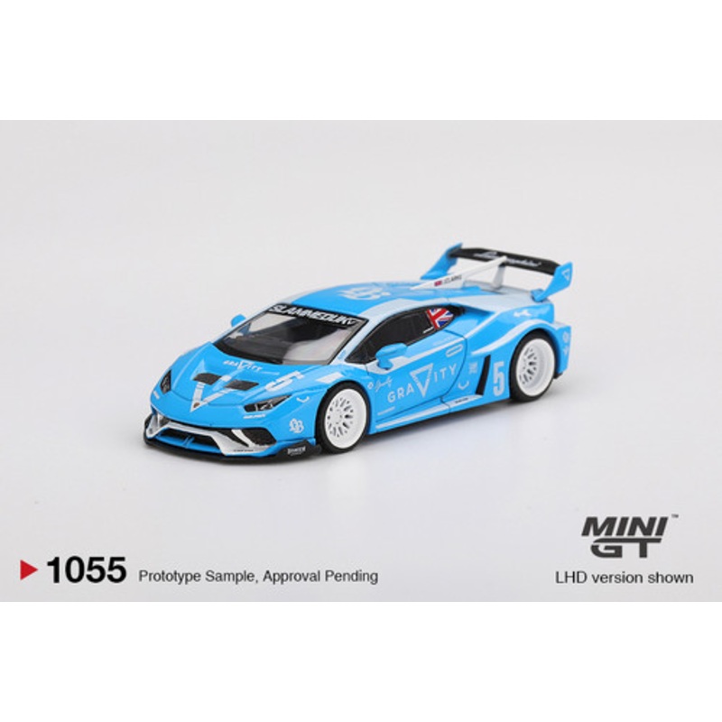 1/64 Mini GT LBWORKS Lamborghini Huracn GT GRAVITY (Blue) Diecast Car Model