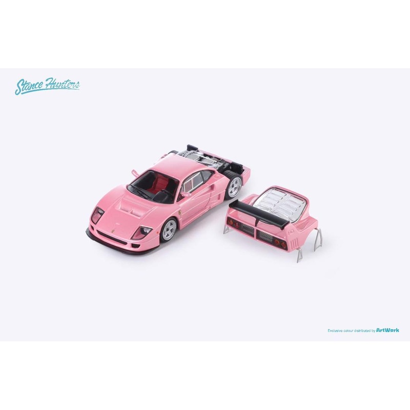 Stance Hunters 1:64 Ferrari F40 LM Pink