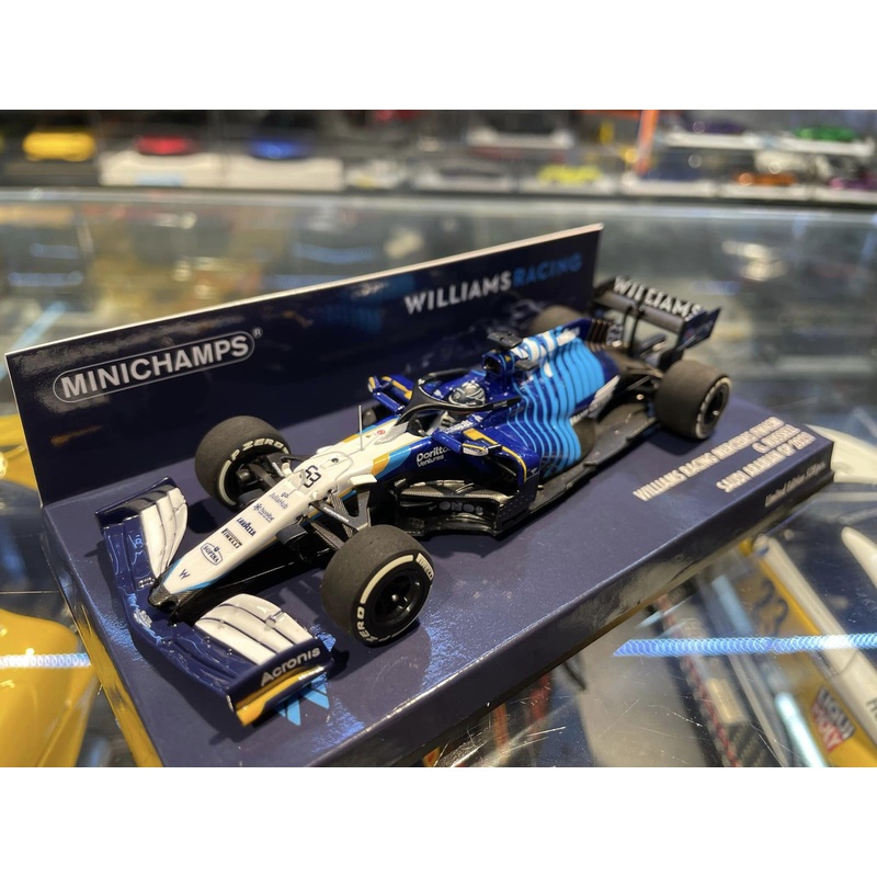 Williams FW43B - 1:43 - Saudi Arabia GP "Frank Williams Tribute" - George Russell - Minichamps