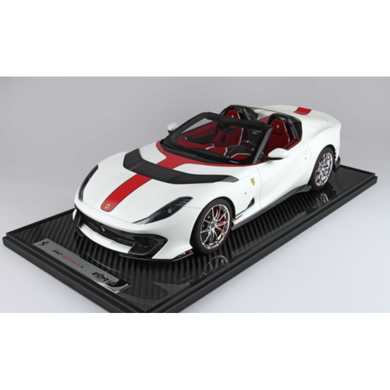 1/12 BBR Ferrari 812 Competizione A (White Bianco Italia) Car Model Limited 20 Pieces