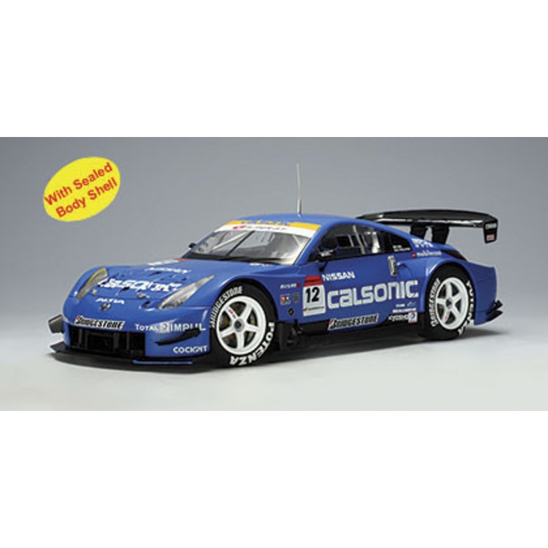 1/18 AUTOart 2005 Nissan 350Z Fairlady Z Super GT #12 Calsonic Diecast Car Model