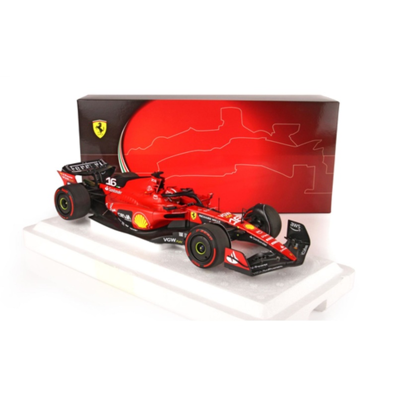 1/18 BBR 2023 Formula 1 Charles Leclerc Ferrari SF-23 Bahrain GP Diecast Car Model Standard Packaging