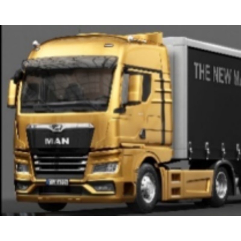 1/24 Solido Man TGX (Gold) Diecast Car Model